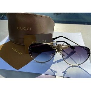 Gucci bee aviator sunglasses